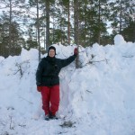 Snødybde 1,5 meter